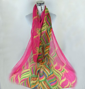 Winter print scarf wholesale