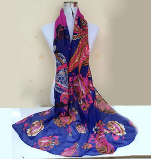 Floral print scarves wholesale