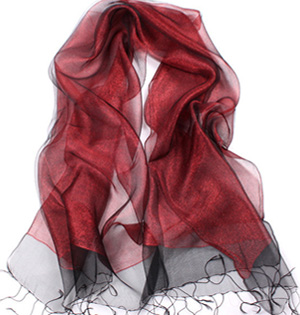Wholesale 100% gold silk scarf