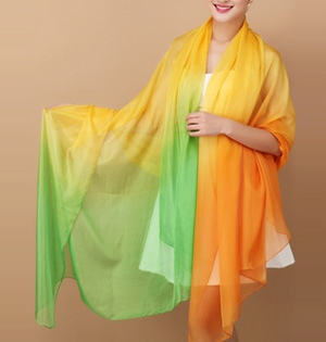 Women silk chiffon scarf
