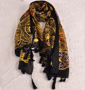 Wholesale silk cotton scarf