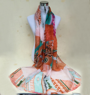 Wholesale silk voile scarf