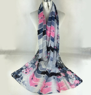 Wholesale silk fabric scarf