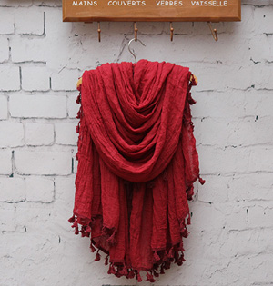 Lace silk cotton scarf wholesale