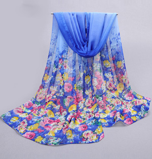 Chiffon long scarves wholesale