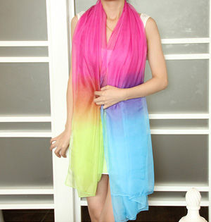 Wholesale fashion beach silk scarf