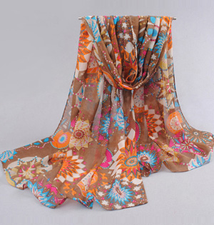 Wholesale chiffon neck scarf