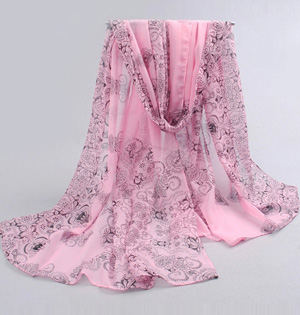 Women polyester scarf wholesale