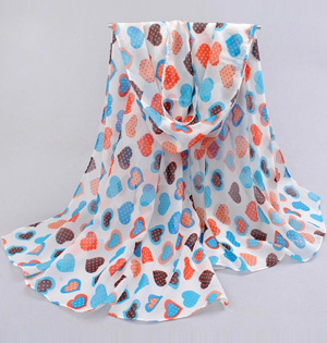 Pattern chiffon scarf wholesale