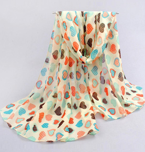 Pattern chiffon scarf wholesale