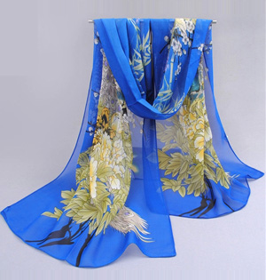 Wholesale plain silk scarf