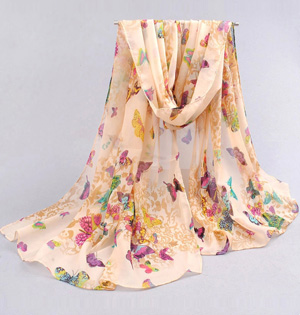 Chiffon spring scarf wholesale