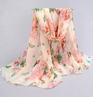 Chiffon spring scarf wholesale