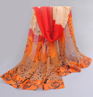 Wholesale plain silk scarves