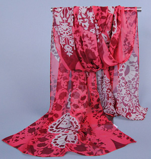 Wholesale women silk chiffon scarf