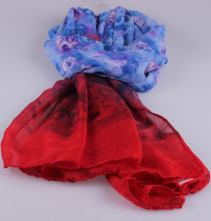 Wholesale floral ladies viscose scarf