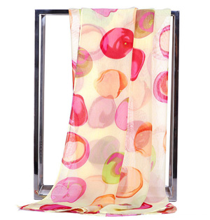 Wholesale silver chiffon scarf