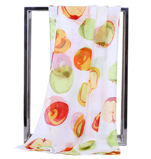 Wholesale silver chiffon scarf