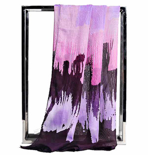 Wholesale fringed chiffon scarf