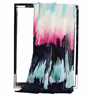 Wholesale fringed chiffon scarf