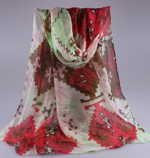 Viscose scarves for women