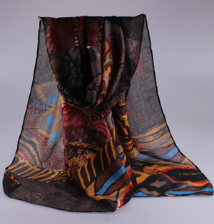 Wholesale silk viscose scarf