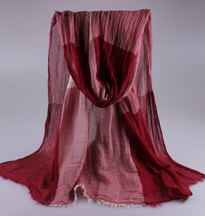Wholesale cotton and silk scarf