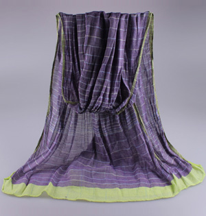 China cotton plaid scarf