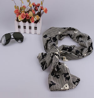 Wholesale striped silk scarf