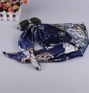 Wholesale large square silk scarf