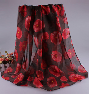 Viscose print scarves wholesale