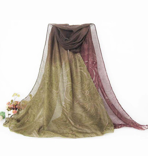 Retro cashew flower scarf wholesale