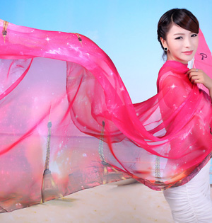 Summer silk beach scarf wholesale