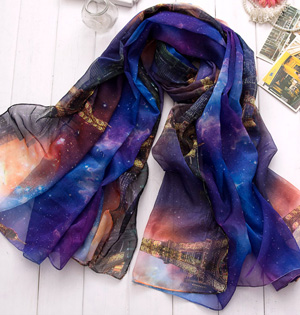 Summer silk beach scarf wholesale