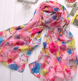 Hawaii beach scarf for woman