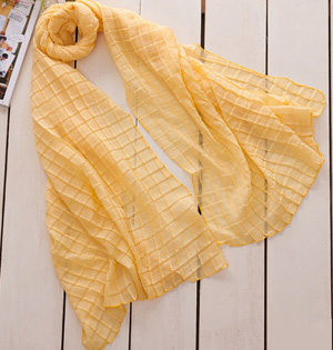 Pure cotton tartan scarf wholesale