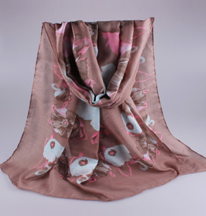 Silk cotton tassel scarves wholesale