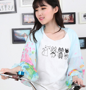 Long sleeve sunscreen shawl wholesale