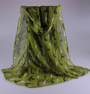 Women viscose voile scarf