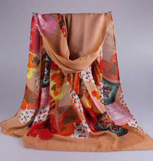 Wholesale ladies long cotton scarves