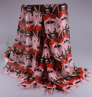 Wholesale cotton women silk scarf