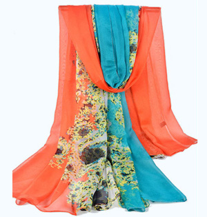 Wholesale silk fashion scarves