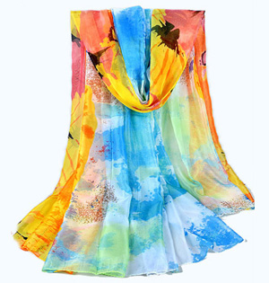 Wholesale silk women scarf