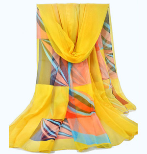 Wholesale women red silk scarves