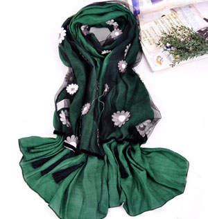 Wholesale fringe cotton scarf