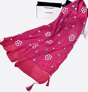 Fringe cotton scarves wholesale