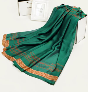 Wholesale white chiffon scarf