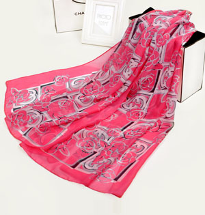 Wholesale ladies chiffon scarf