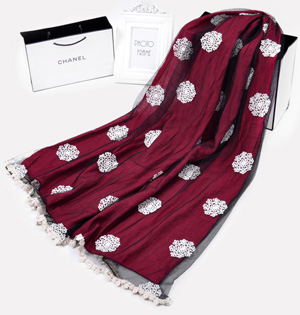 Fashion silk chiffon scarves