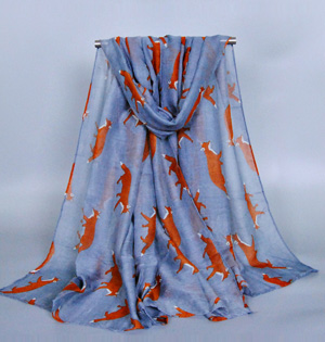 Animal print scarf wholesale